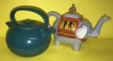 (2) Teapots: Twinspout Tea Master