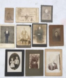 (10) Cabinet Card Photographs