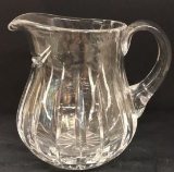 Crystal Pitcher, 6 1/2” H