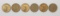 (5) Sacagawea Dollars: (4) 2000 P, (1) 2000 D