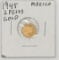 1945 Mexico Gold Two Pesos 90% 22 Kt Gold Coin
