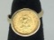 Ladies 14 Kt. Yellow Gold 1945 Mexican Dos Peso