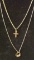 (2) 14 Kt Yellow Gold Chains: 18