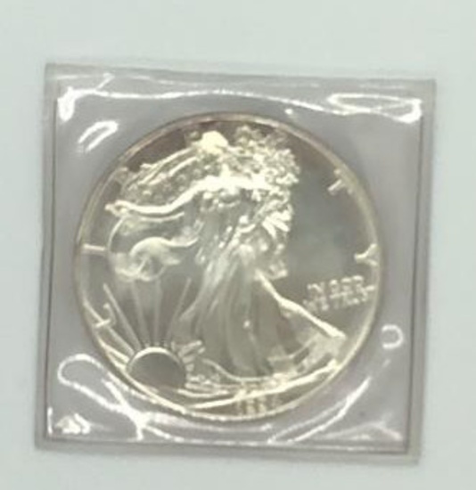 1994 One Dollar One Ounce Silver Eagle Bullion