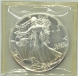 1990 One Dollar One Ounce Silver Eagle Bullion