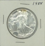 1988 One Dollar One Ounce Silver Eagle Bullion