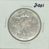 2001 One Dollar One Ounce Silver Eagle Bullion