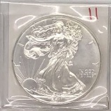 2011 One Dollar One Ounce Silver Eagle Bullion