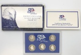 1999 United States Mint State Quarters Proof Set