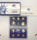 2003 United States Mint Proof Set with Certificate