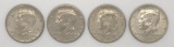 (4) Kennedy Half Dollars--1973, 1973 D, 1974, 1971 D