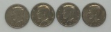 (4) Kennedy Half Dollars--(3) 1972, 1979