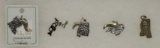 (5) Sterling Silver Charms