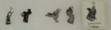 (5) Sterling Silver Charms
