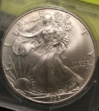 1996 One Dollar One Ounce Silver Eagle Bullion