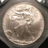 1996 One Dollar One Ounce Silver Eagle Bullion