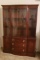 Drexel Furniture Company Mahogany Curved Front