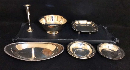 (6) Pieces of Assorted Silverplate: Paul Revere