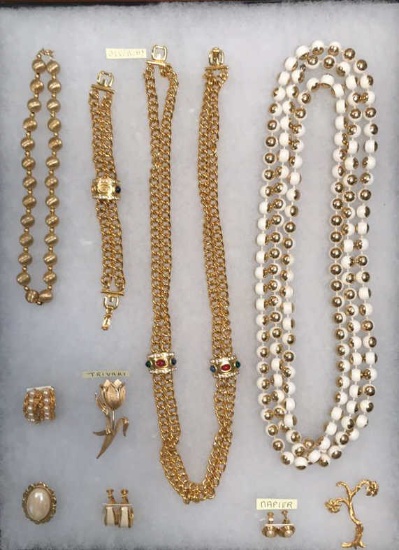 Assorted Signed & Unsigned Costume Jewelry