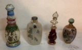 (4) Perfume Bottles