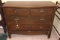 Antique Serpentine Front Chest of Drawers with