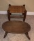 (2) Vintage Wooden Footstools—16 1/2” x 9 1/2”,