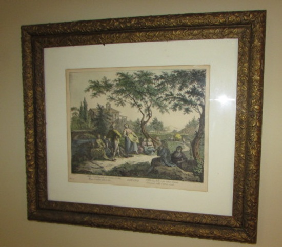 Framed Print in Antique Frame