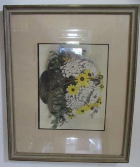 Framed & Matted Wallace Nutting Print--"Full