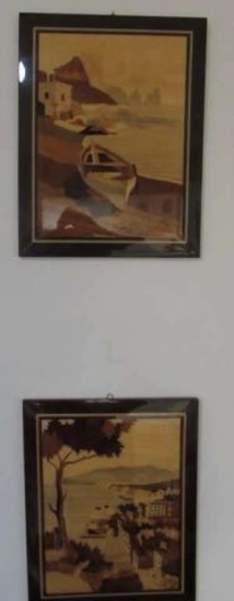 (2) German Wall Plaques--9" x 11"