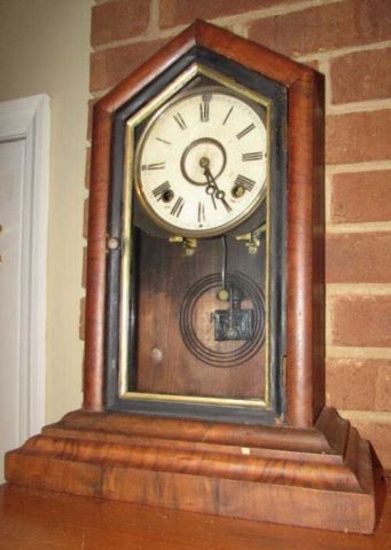 Wall Clock with R=A Pendulum — 9 1/2” X 18”