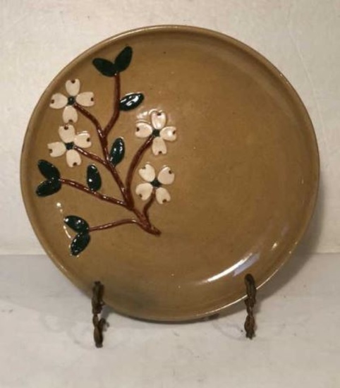 11” Plate Marked Georgia Art Pottery