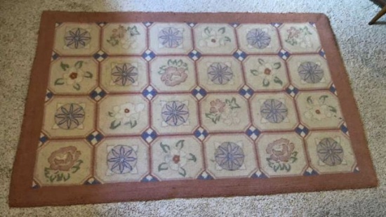Open Home Hooked Rug from Sears. “Dusty