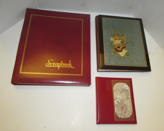 (2) Scrapbooks, (1) Address Book