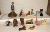 Assorted Dachshund Figurines including Music Box