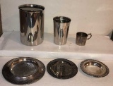 Stainless Steel Pitcher with Mixing Cup,