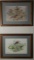 (2) Framed & Matted J. Lockhart Prints-