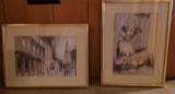 (2) Framed and Matted Prints Signed Emerson: