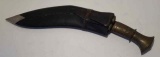 Rasto Khukri Knife w/ Brass Handle &