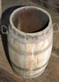Oak Stave Barrel w/ (2) Handles