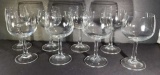 (8) Wine Glasses-France