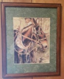 Framed and Matted Print--12