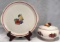 Cronin China 12 1/8” Cake Plate and Teleflora