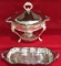 (2) Silverplate Serving Pieces: 14” x 5 1/4”