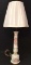 Ceramic Table Lamp with Gold Trim--16