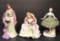 (3) Figurines: KPM Seated Woman, Ballerina, Woman