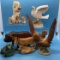 Assorted Animal Figurines:  Vintage Japanese Dog &