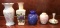 (3) Vases and (2) Ginger Jars: 10” H Vase, 10