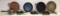 (5) Skillets, 3  1/4 Quart Covered Pot,