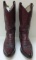 Men’s Leather Dan Post El Passo Cowboy Boots Size 9D