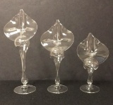 (3) Clear Glass 